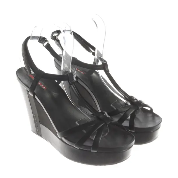 Zeppe, in Nero, Prada Linea Rossa