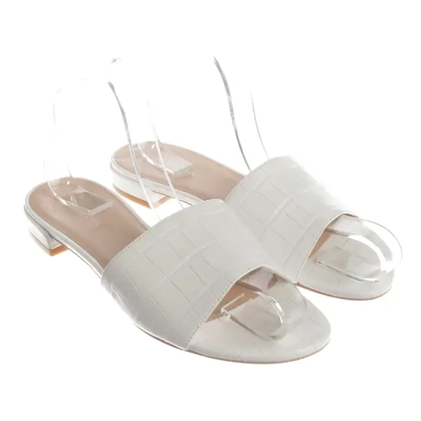 Sandals, in White, Stuart Weitzman