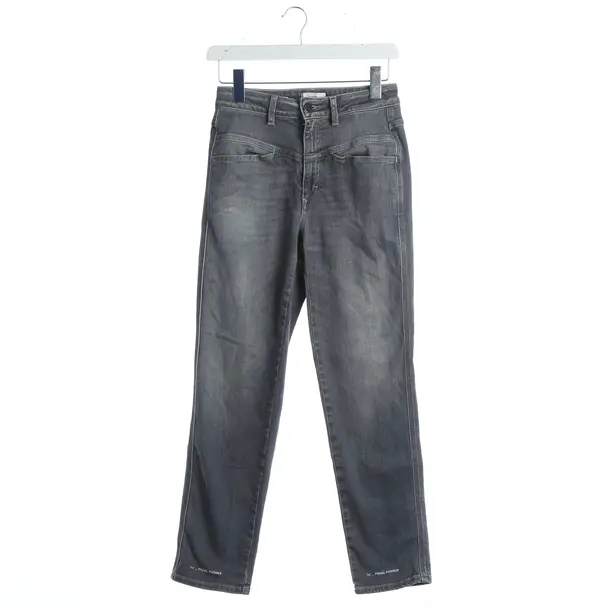 Straight Fit Jeans, in Gray, Cotton, Closed