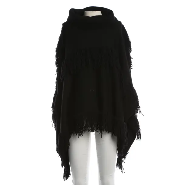 Poncho, in Black, Wolle, Dorothee Schumacher