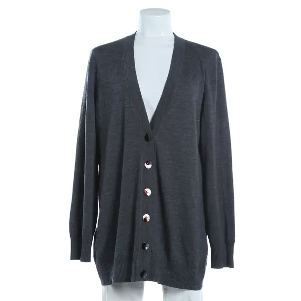 Cardigan, in Gray, Wolle, Tory Burch