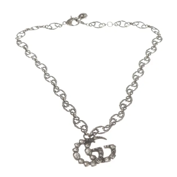 Collana, in argento, Metallo (metallico, metallizzato), Gucci
