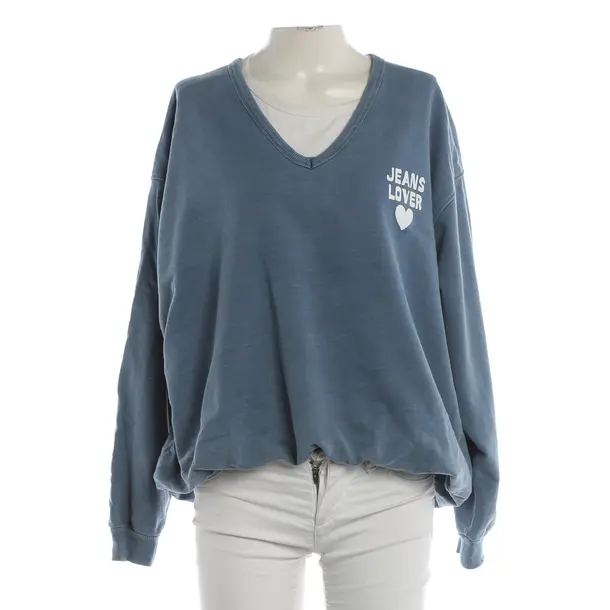 Sweatshirt, in Blue, Baumwolle, Grace