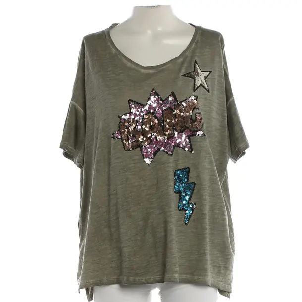Camicia, in Verde scuro, Cotone, Grazia