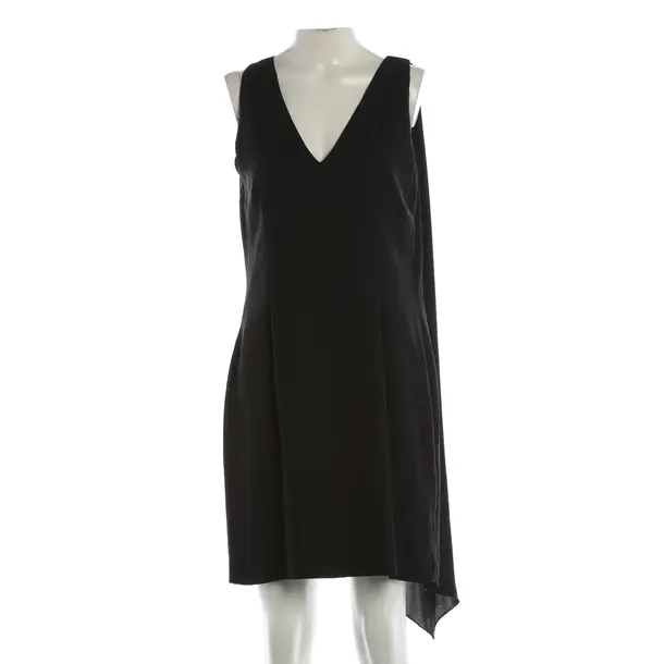 Dress, in Black, Polyester, Ana Alcazar