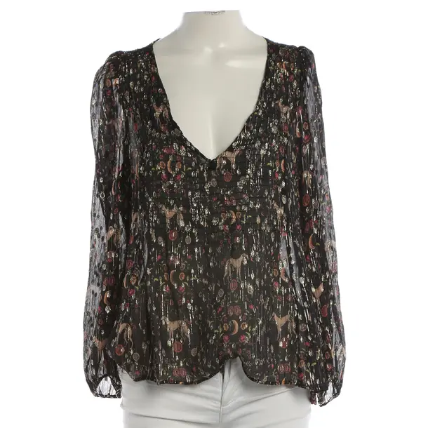 Blouse, in Multicolored, Silk, Sandro