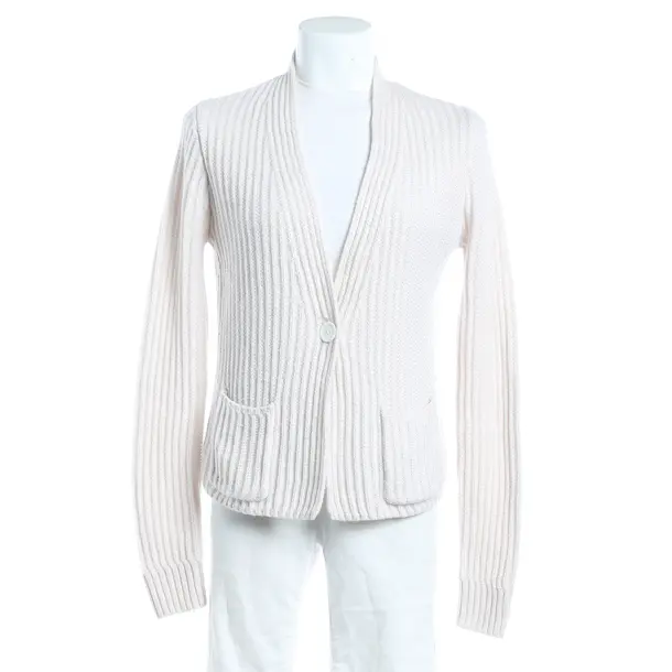 Strickjacke, in Cream, Wolle, Herzensangelegenheit