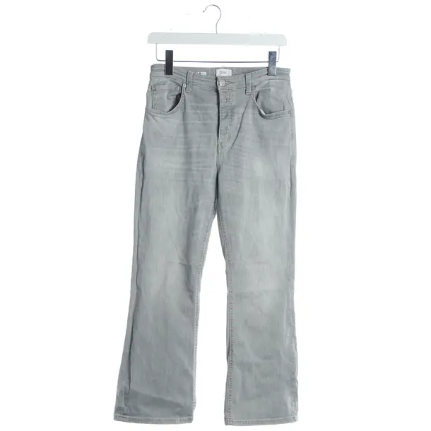 Straight Fit Jeans, in Light Gray, Denim, Closed