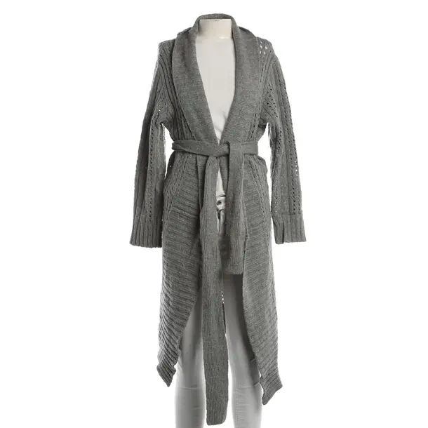 Cardigan, in Gray, Wolle, Allude
