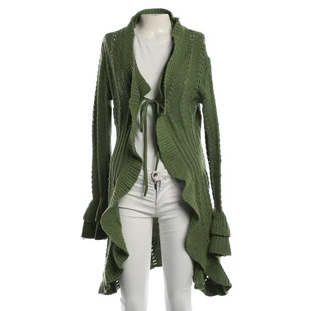 Cardigan, in Verde, Lana, Alludere