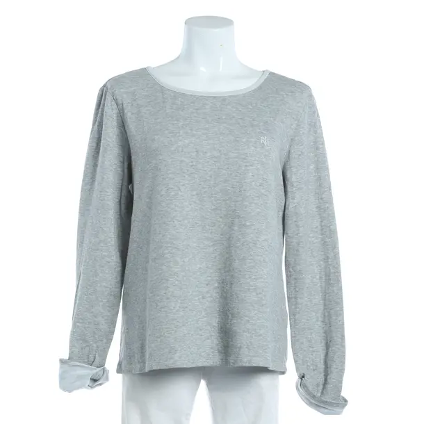 Longsleeve, in Grau, Baumwolle, Lauren Ralph Lauren