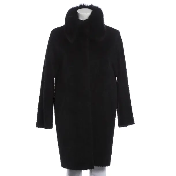 Mid-Season Coat, in Black, Wool, Max Mara