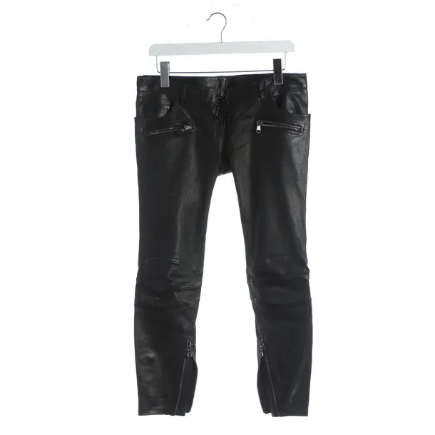 Hose, in Schwarz, Leder, Balmain
