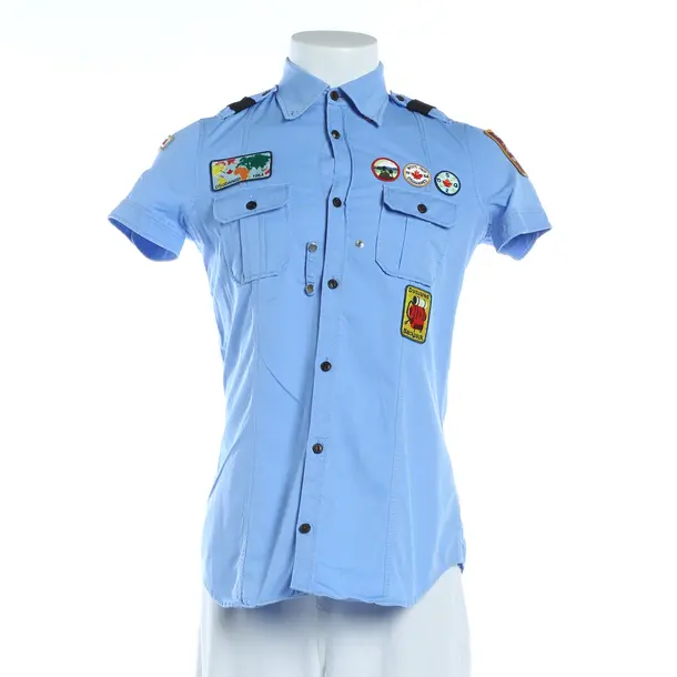 Hemd, in Blau, Baumwolle, Dsquared