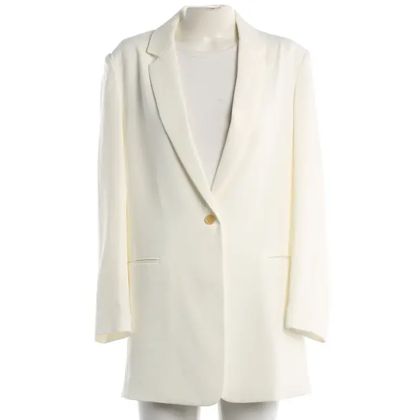 Blazer, in White, Polyester, Frankie Shop