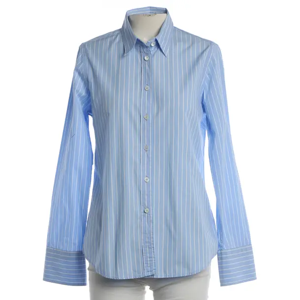 Blouse, in Blue, Cotton, Caliban