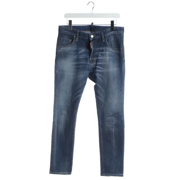 Jeans straight fit, in Blu, Cotone, Dsquared