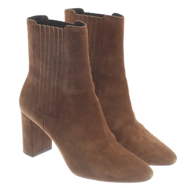 Ankle Boots, in Light Brown, Saint Laurent