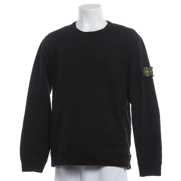 Sweatshirt, in Schwarz, Baumwolle, Stone Island
