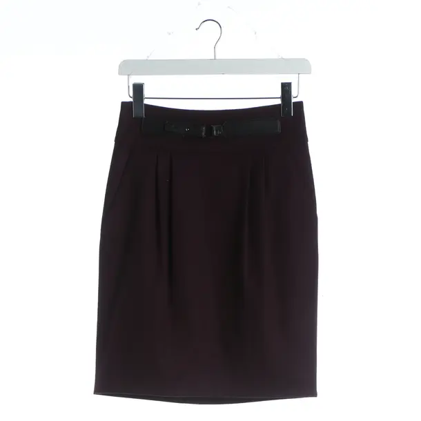 Skirt, in Dark Purple, Wool, Hugo Boss Red Label