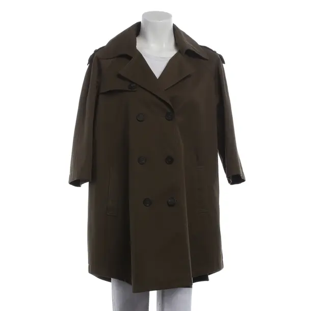 Trench Coat, in Dark Green, Polyester, Tagliatore
