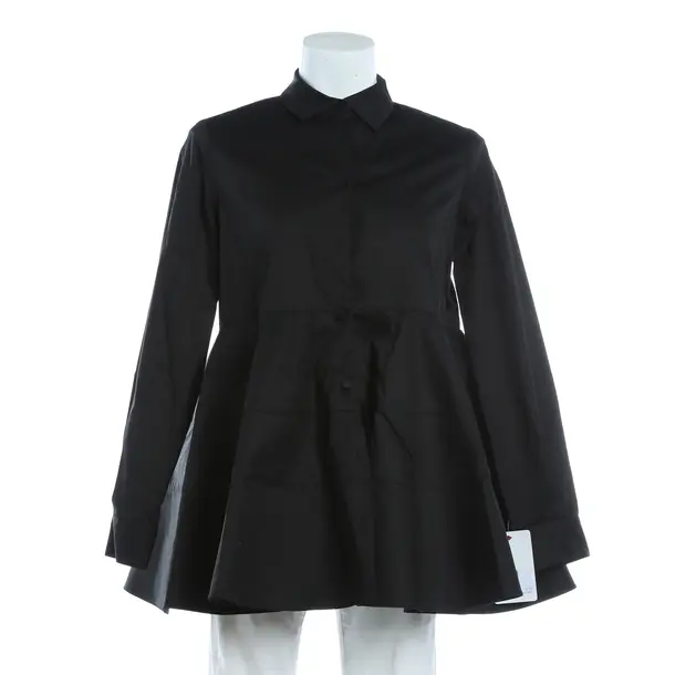 Blouse, in Black, Cotton, CO