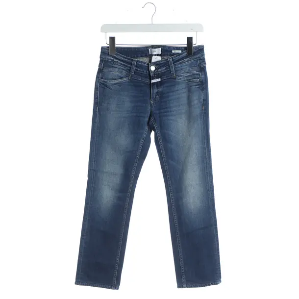 Jeans straight fit, in Blu, Cotone, Chiuso