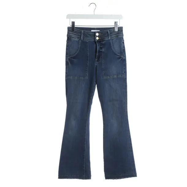 Flared Jeans, in Blue, Cotton, Frame