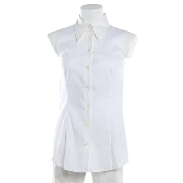 Blouse, in White, Cotton, Prada