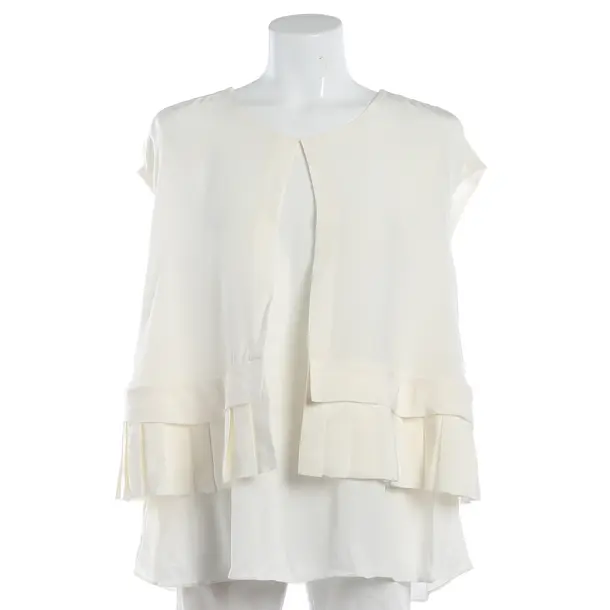 Blouse, in Cream, Silk, Nobi Talai