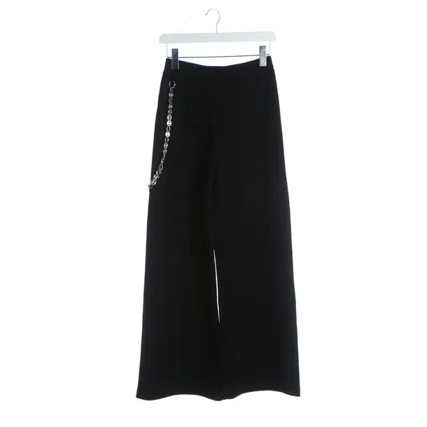 Hose, in Schwarz, Wolle, Paco Rabanne