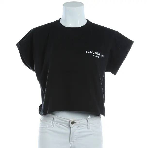 Shirt, in Black, Cotton, Balmain