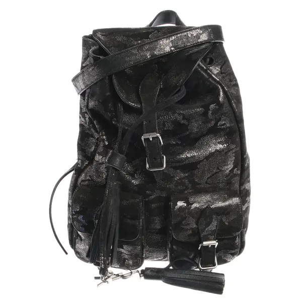 Rucksack in Schwarz, Baumwolle, Saint Laurent