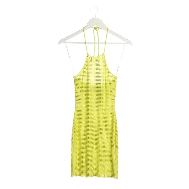 Minikleid in Neon, Polyester, self-portrait