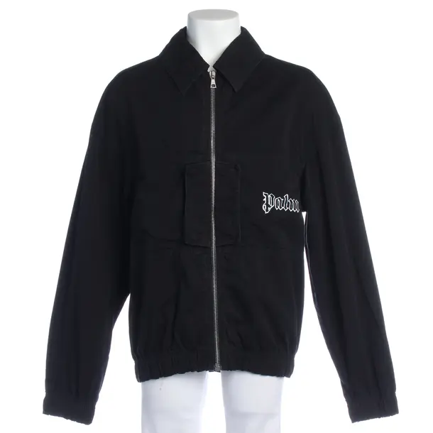 Sommerjacke in Schwarz, Baumwolle, Palm Angels