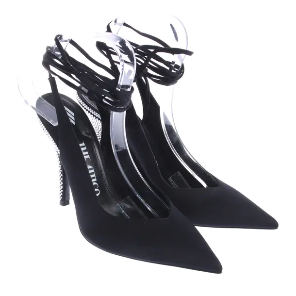 Pantoletten in Schwarz, , The Attico