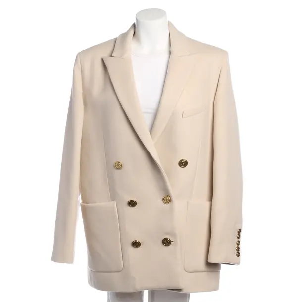 Blazer in White, Wool, Balmain