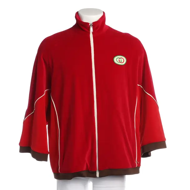 Sweat Jacket in Red, Cotton, Gucci