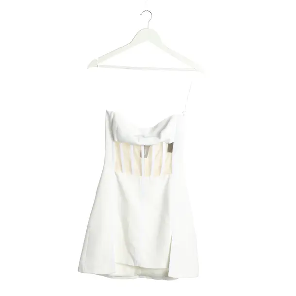 Kleid in Weiß, Acetat, David Koma
