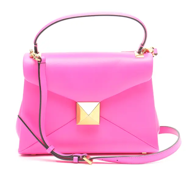 Handtasche in Neon, Leder, Valentino
