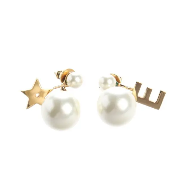 Earrings in Metallic, No Information, Dior