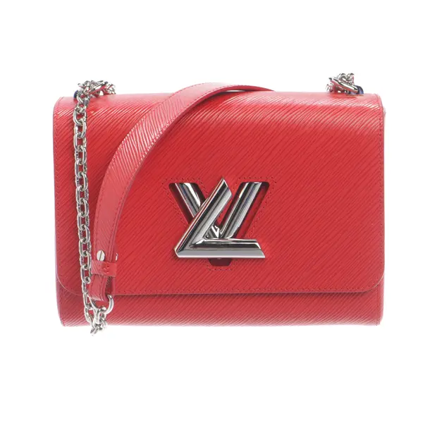 Shoulder Bag, in Red, Leather, Louis Vuitton