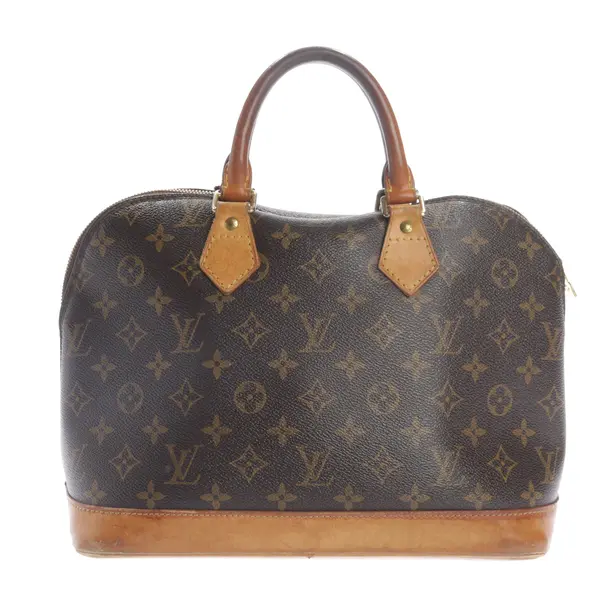 Handbag, in Dark Brown, Canvas, Louis Vuitton