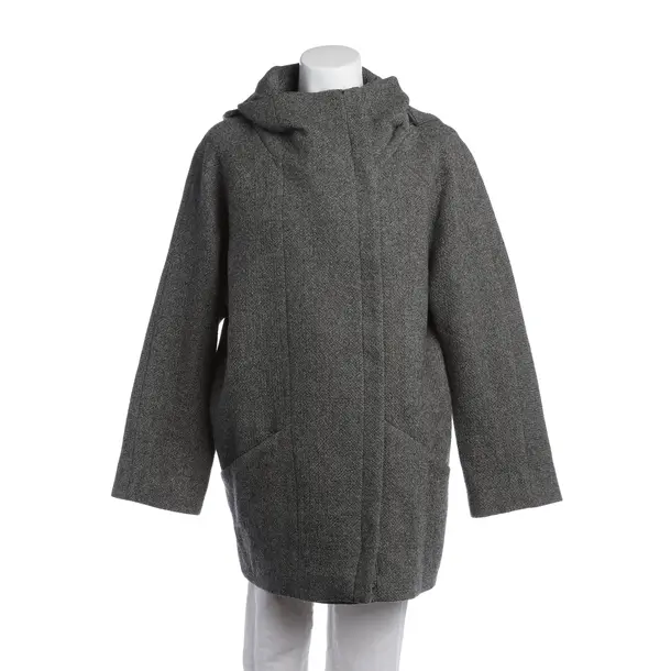 Mid-Season Jacket in Gray, Wool, Drykorn