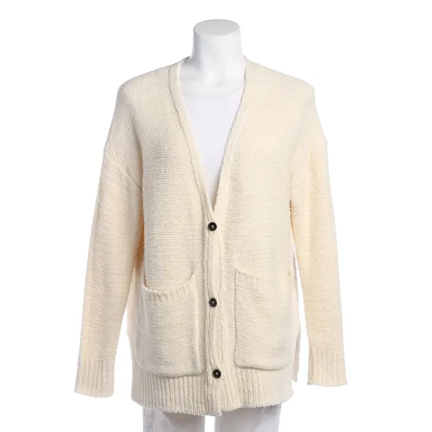 Strickjacke in Weiß, Baumwolle, Drykorn