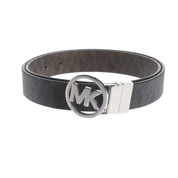 Belt in Gray, Leather, Michael Kors