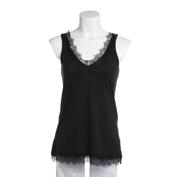 Top in Schwarz, Polyester, Rosemunde