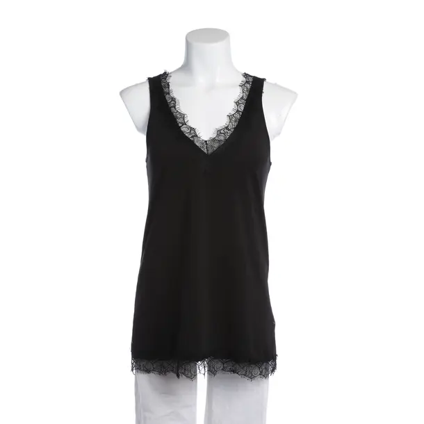 Top in Schwarz, Polyester, Rosemunde
