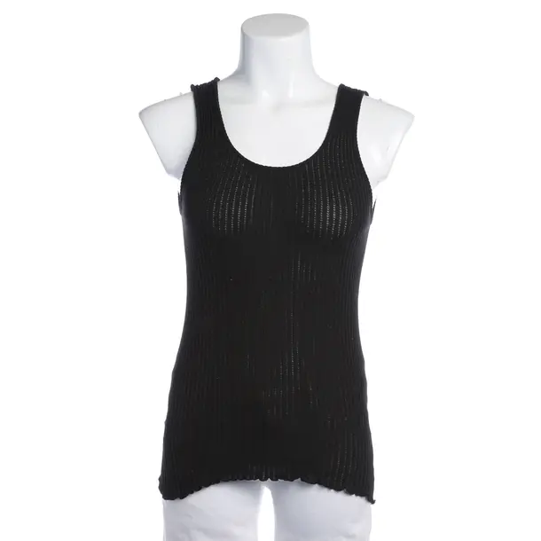 Top in Schwarz, Seide, Rosemunde