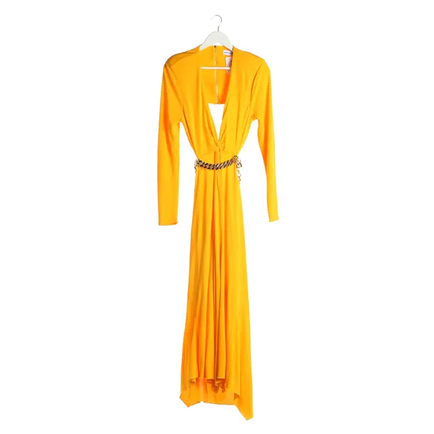 Cocktail Dress in Orange, Viscose, Rebecca Vallance